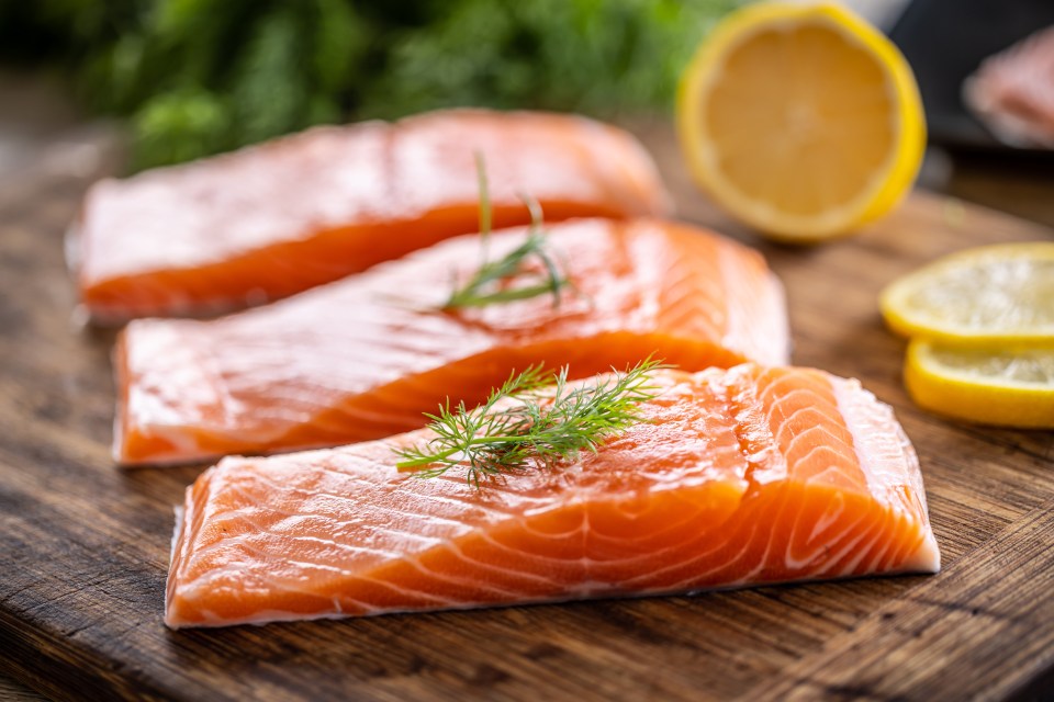 Foods that contain healthy fats such as those found in salmon can reduce the risk of some types of cancer